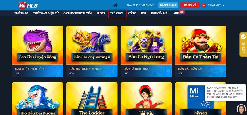 HL8 - Nhà cái cá cược đẳng cấp hàng đầu trên thị trường 8 Đừng Bỏ Qua Những Sản Phẩm Bắn Cá Đình Đám Tại Nhà Cái