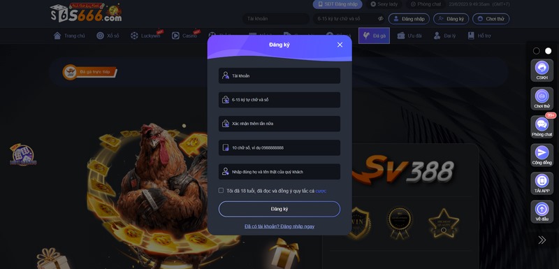 S666 - Nhà cái dẫn đầu thị trường cá cược trực tuyến Châu Á 8 Người Chơi Chỉ Được Đăng Ký 1 Tài Khoản Duy Nhất Tại Nhà Cái S666