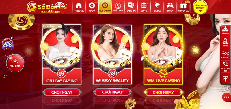 Sodo66 - Nhà cái đẳng cấp trong từng dịch vụ cá cược 4 Sảnh Chơi Cá Cược Live Casino Đẳng Cấp Nhiều Người Yêu Thích
