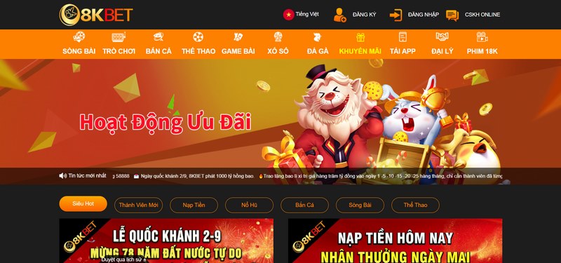 Đăng ký 8KBet - Trải nghiệm siêu phẩm xanh chín hấp dẫn 1 Truy Cập 8Kbet Qua Link Dẫn Hoặc Mở App Để Thực Hiện Đăng Ký