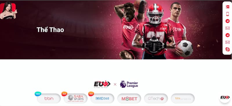 EU9 - Nhà cái uy tín, link vào uy tín 2024 an toàn nhất 3 Thể Thao