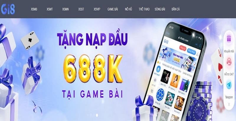 Gi8 - Nhà cái uy tín và chất lượng cho mọi thành viên 6 Vô Số Ưu Đãi Dành Tặng Tân Binh Mới Của Nhà Cái